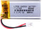 3.7V 902040 900mAh Lithium Polymer Ion Battery Pack with JST 2.0mm Connector