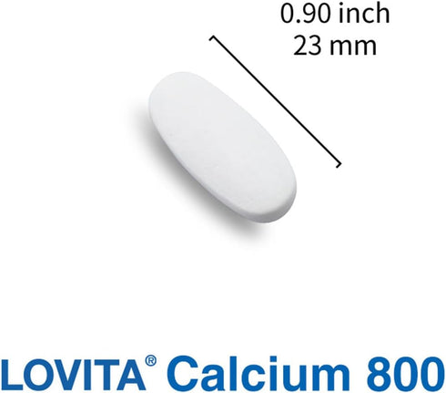 Calcium 800 mg - Highly Absorbable Calcium Citrate with Vitamin D3 & K2, Vegan Supplement for Bone Health (120 Tablets,
