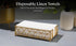100 Disposable Linen Feel Guest Towels, Highly Absorbent Paper Hand Towels for Bathroom, 12" X 17" (Pack Of 100)