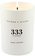 Sacred + Divine 333 80 "Support Scented Intention Candle, Rose Pepper, Angel Number Manifestation Candle, Soy Coconut