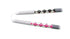Flossers Dental Floss for Braces - Threaders Tool, Gum Flossing Picks - Dental Flossers for Teeth (Pink Argyle - Candy)