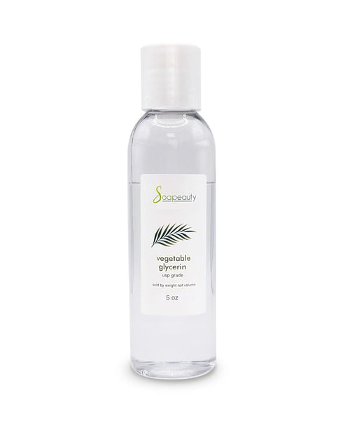 Soapeauty VEGETABLE GLYCERIN USP Grade Non-GMO Natural, Cosmetic Products for Skin, Hair Care, Soap Making, 5 oz