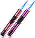 PROMISE Torch Lighters - Refillable Butane Lighters with Single Jet Flame for Candle, Grill, BBQ, Camping (Pink &