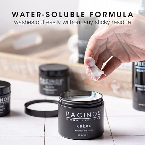 Pacinos Creme Hair Sculpting Wax Cream - Medium Shine Water Soluble Styling Cream