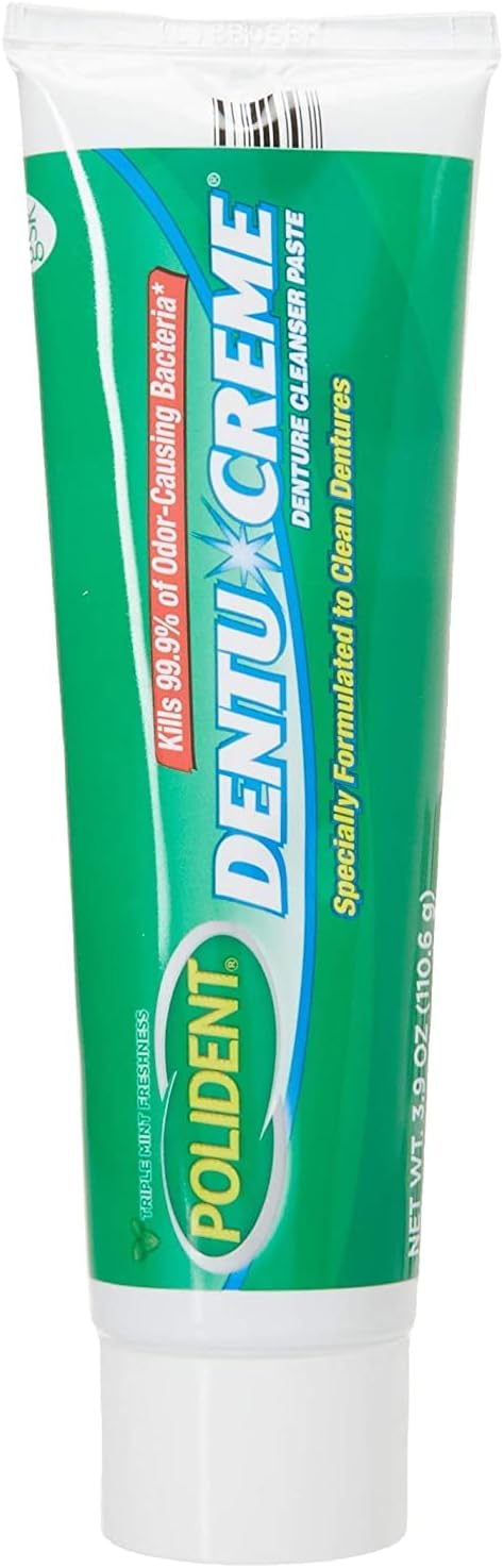 Polident Dentu Creme Denture Toothpaste, 3.9 oz