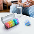 INKULTURE 07 01 Portable Medicine Organizer Box Tablets Container Case Travel Pill Box For days | Multicolor | Pcs