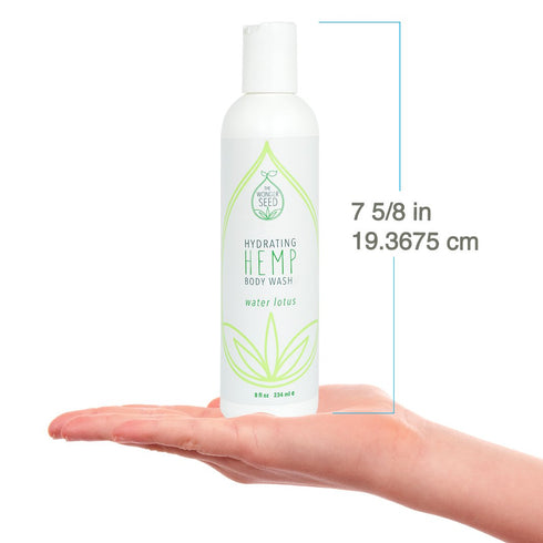 Hemp Body Wash – Water Lotus, 8 oz