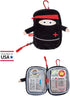 Owie Ninja Small Mini Compact First Aid Kit for Parents on The Go and Hanging in a Diaper Bag, Travel, Purse or Use it