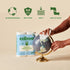 Caboo Tree Free Paper Towels, 6 Rolls, Eco Friendly, Sustainable Kitchen Paper Towels with Strong 2 Ply Sheets