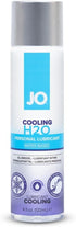 JO H2O Cooling Lube, Water Based Personal Lubricant for Couples, Edible, Travel Size, 4 fl oz