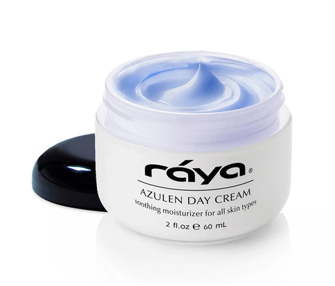 Raya Azulen Cream (301), Moisturizing Day and Night Face Cream for Combination Skin, Soothing Azulene
