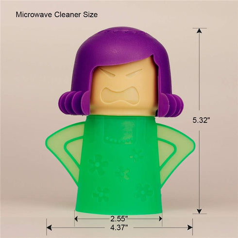 Asltw Angry Mama Microwave Oven Cleaner, Fast Action Steam Kitchen Gadget, Just Add Vinegar and Water