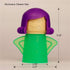 Asltw Angry Mama Microwave Oven Cleaner, Fast Action Steam Kitchen Gadget, Just Add Vinegar and Water