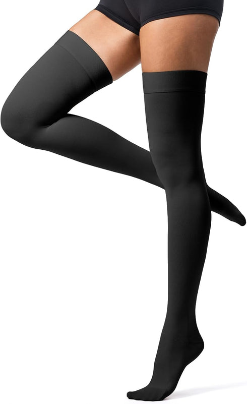 bropite Thigh High Compression Socks,20-30 mmHg Closed Toe Compression Stockings for Women,for