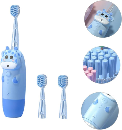 Set NOLITOY Boys and Girls-Friendly Electric Toothbrush Sonic Vibrating Soft Bristles