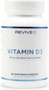 Revive MD Vitamin D3, 60 Vegetarian Capsules - Immune and Bone Health Support