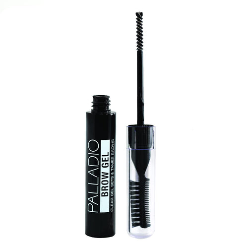 Palladio Brow Styler Clear Brow Gel, Lightweight Multi-Purpose Conditioning Formula, Natural Look, Clear