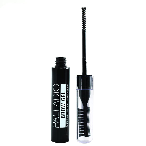 Palladio Brow Styler Clear Brow Gel, Lightweight Multi-Purpose Conditioning Formula, Natural Look, Clear