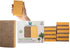 THE GREATER PLANET Natural Kitchen Sponges - Eco-Friendly Biodegradable Organic Cleaning Sponges, 10 Pack