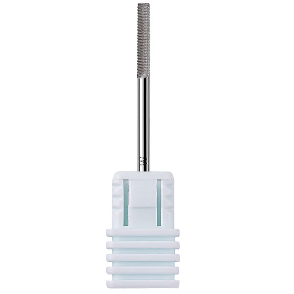 Makartt Silver Cuticle Nail Drill Bit, Safety Tungsten Carbide Cuticle Remover for Electric Nail File, 3/32''