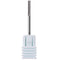 Makartt Silver Cuticle Nail Drill Bit, Safety Tungsten Carbide Cuticle Remover for Electric Nail File, 3/32''