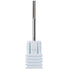 Makartt Silver Cuticle Nail Drill Bit, Safety Tungsten Carbide Cuticle Remover for Electric Nail File, 3/32''