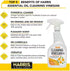 HARRIS (32 oz) Cleaning Vinegar Mandarin Orange Multi-Surface Cleaner with Microfiber Cloth