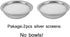 Stainless Steel Hookah Bowl Screen, Metal Heat Management System, 2pcs Silver Screen (No Bowls Included)