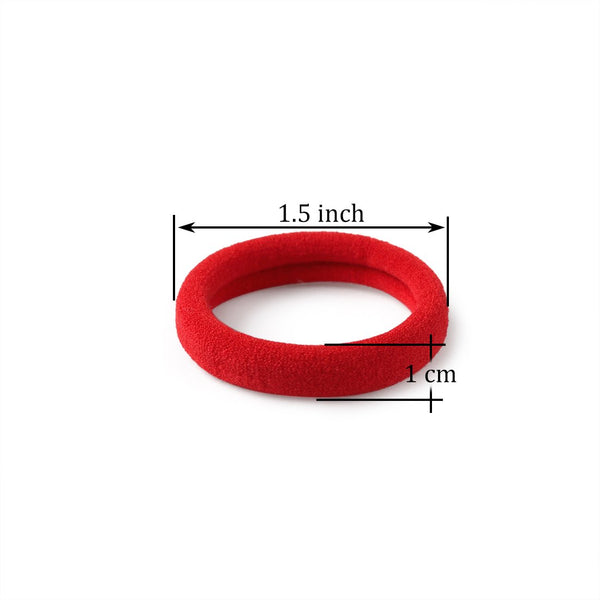 XIMA 60pcs No Crease Nylon Elastic Hair Ties Bands - Large Stretch Ouchless Ponytail Holders in White (HT007-18)