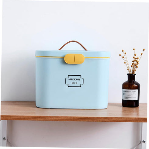 Versatile First Aid Organizer with Handle for Indoor & Outdoor Use