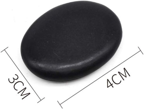 Healifty 6Pcs Hot Stones Massage Stones Spa Power Natural Rocks for Body Relax