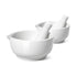 Mini Pill Crusher Porcelain - Set of 2 Ceramic Mortar & Pestle Pill Grinder