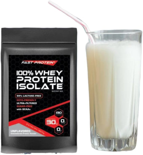 Unflavored Whey Isolate Protein Powder | 30G Protein (2 LB)