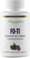 Paradise Herbs Fo-Ti He Shou Wu Root Extract, 60 Vegetarian Capsules, Premium 16:1 Extract