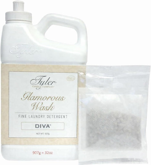 TYLER CANDLE COMPANY Glam Wash Laundry Detergent, Diva, Liquid, 32 Fl Oz,HE Safe w/Dryer Sachet