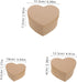 Set 3-Piece Toyvian Heart-Shaped DIY Cardboard Box for Valentine's Day Creative Crafting Storage for Chocolates