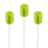 Wellgler's Disposable Care Oral Swabs, Sterile Sponge Mouth Swabs (100pcs, Green)