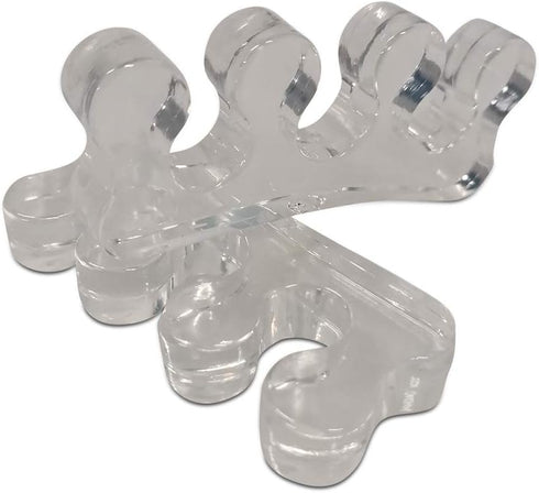 NGT Yoga Toes Blue Toe Stretcher & Separator - Stop Foot Pain and Boost Athletic Performance (White)
