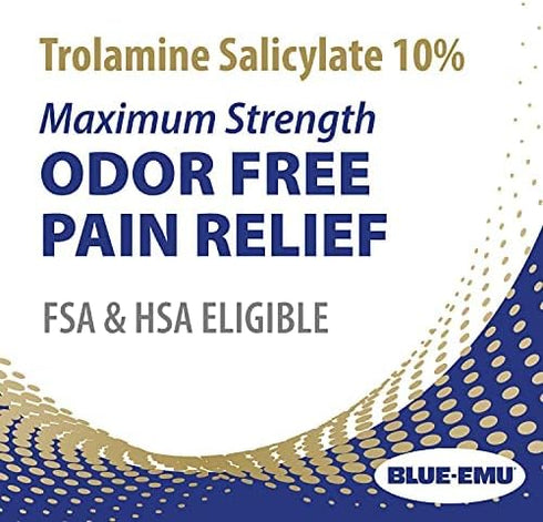 Blue Emu Arthritis Maximum Pain Relief Topical Cream for Muscles, Joints and Strains with Emu Oil, 3oz, 2 Pack