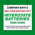 Interstate Batteries 6V 4Ah Fire & Security Battery (F1 Terminal) SLA AGM VRLA Power Patrol Rechargeable Replacement for Fire Alarms, Security Systems, General (FAS0905) by Interstate Batteries