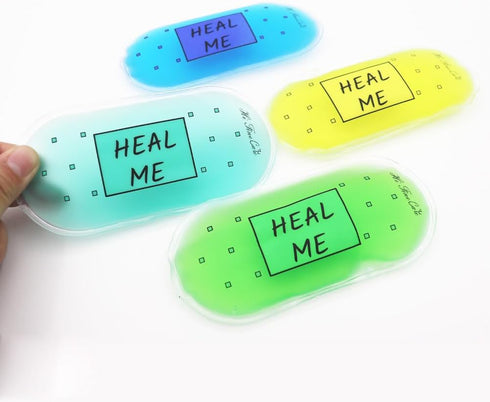 Small Gel Ice Packs for Injuries, Reusable Flexible Mini Ice Pack Cold Compress for Pain Relief, Bulk (4pcs)