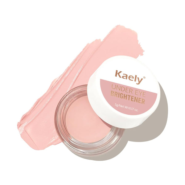 Under Eye Brightener, Color Correcting Pot Concealer for Dark Circles, Waterproof, Anti-Aging, Vegan Makeup (01 Light