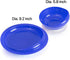 Spill Proof Scoop Bowl and Plate - Non-Skid Suction Base, Adaptive Self-Feeding Dinnerware for Elderly/Disabled