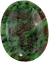 crystalmiracle Ruby in Zoisite 1.5 Inches Worry Stone, Handcrafted Crystal Healing Reiki Thumbstone Pocket Stone