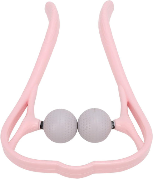 MOTOULAX Dual Point Shiatsu Neck Massager Ergonomic Handle Deep Tissue Neck Shoulder Massager for Home Office
