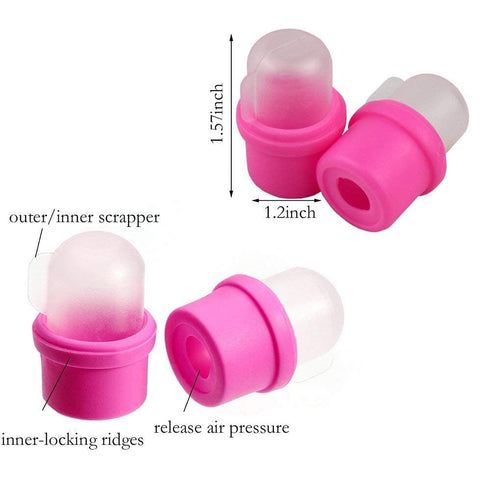 Tvoip 10 PCS Nail Soaker Cap for Acrylic Nail Remover and Gel Polish Cleaner Wrap Clip Tool