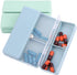 Meluvora 2 7 Pcs Travel Pill Organizer, Pocket Pharmacy with Compartments Design, Magnetic Travel Box Pill Dispenser