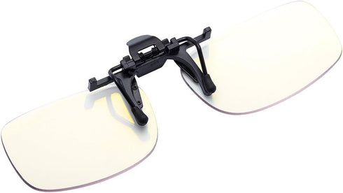 EYEGUARD Blue Light Filter Clip-on Glasses for Computer Gamer, Anti-glare Radiation Protection Eyewear