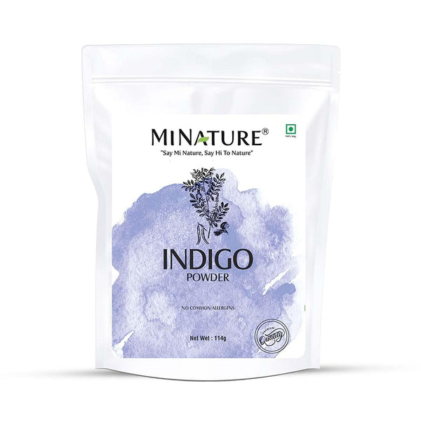 Natural Indigo Powder - 114g (4 oz) - Rajasthani Indigo Powder for Hair Dye, Natural Hair Color
