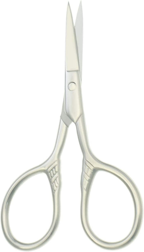 Men Beard Scissors, Stainless Steel Mustache Trimming Shear Kit for Facial Body (Blue)